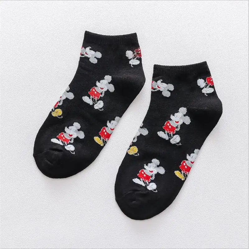 Новые женские носки с героями мультфильмов Японские Женские мягкие и дышащие носки хлопковые короткие носки для женщин