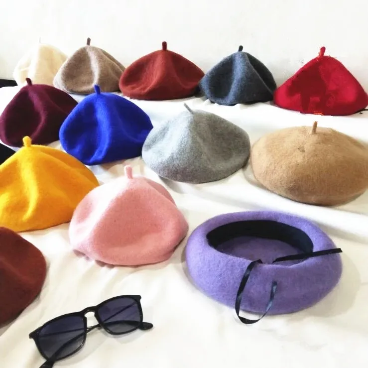 Зимний для детей маленьких Повседневное колпачок из шерсти головной убор