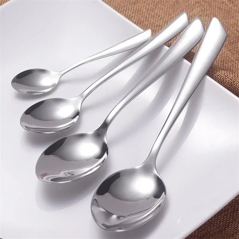 20 Cucchiai Da Dessert In Acciaio Inox A Forma Di Cuore – 14,5 Cm, Per Caffè, Tè, Gelato, Regalo San Valentino - 5