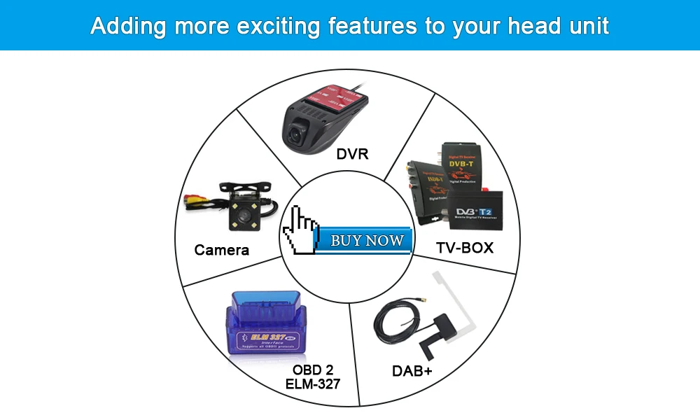 Discount RUNJEE Android 9 PX6 Car DVD player 4GB 64GB For VW/Volkswagen/POLO/PASSAT/Golf/Skoda/Octavia/Seat BT WIFI DAB 2