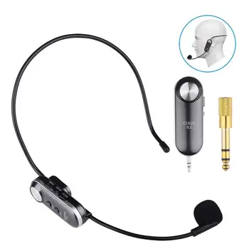 

K380R Wireless Microphone Headset Megaphone Radio Mic For Loudspeaker Teaching Meeting Radio Mic for Tour Guide Salesman
