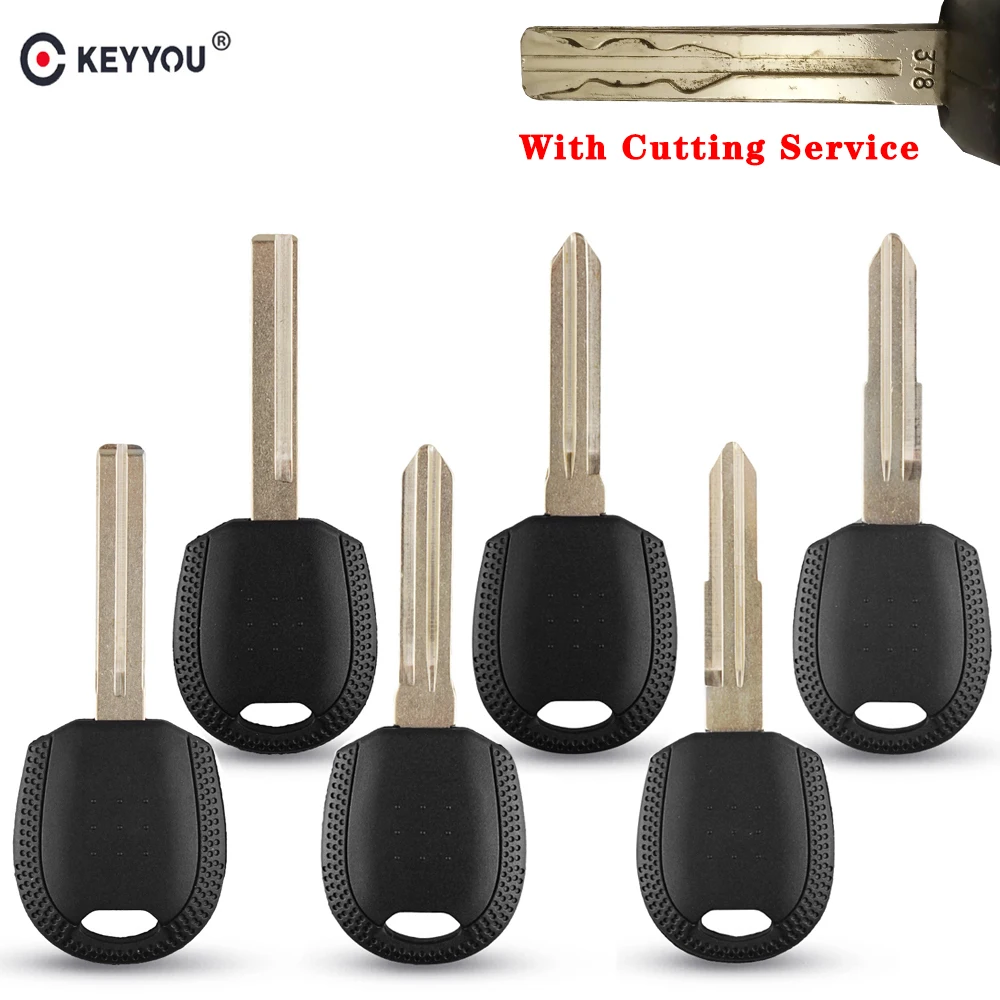KEYYOU резки ключа автомобиля транспондер пустой оболочки чехол для Kia Rio Cerato Picanto