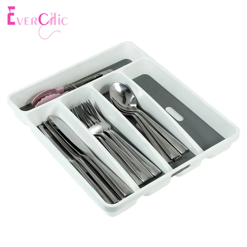 Ящик для столовых приборов 5 секций столовые приборы кухонная утварь ящик