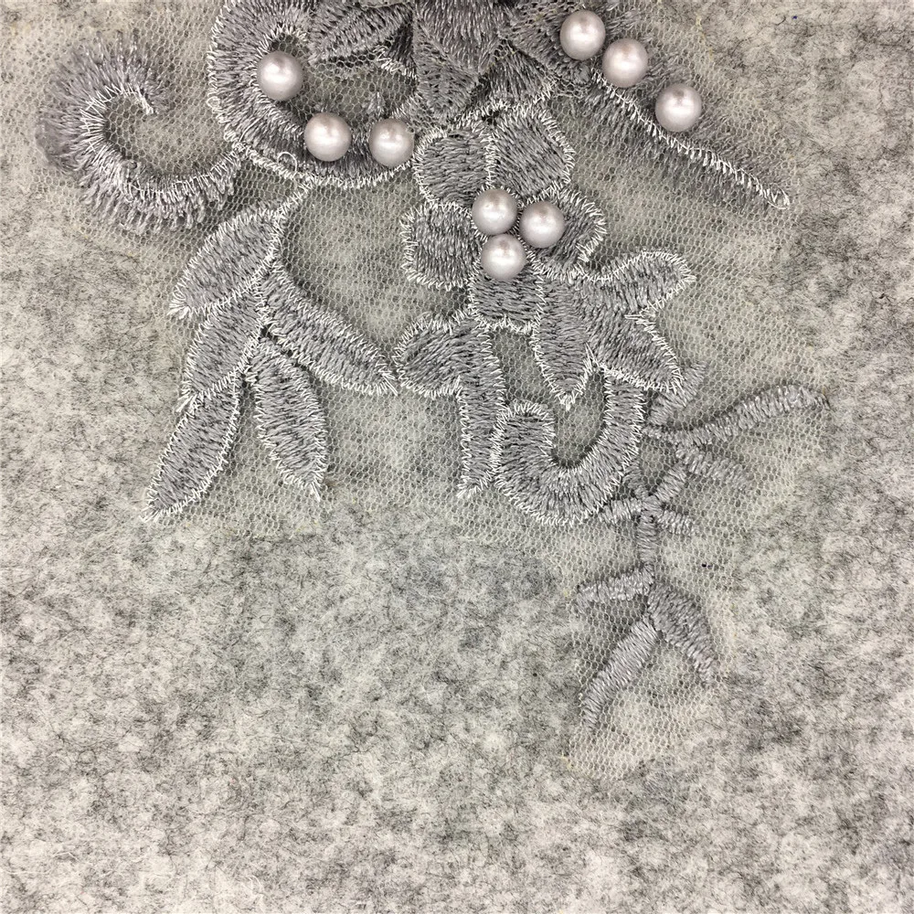 Стиль 3D цветок кружевной воротник DIY Вышивка аппликация декольте швейная ткань украшения одежды аксессуары Скрапбукинг