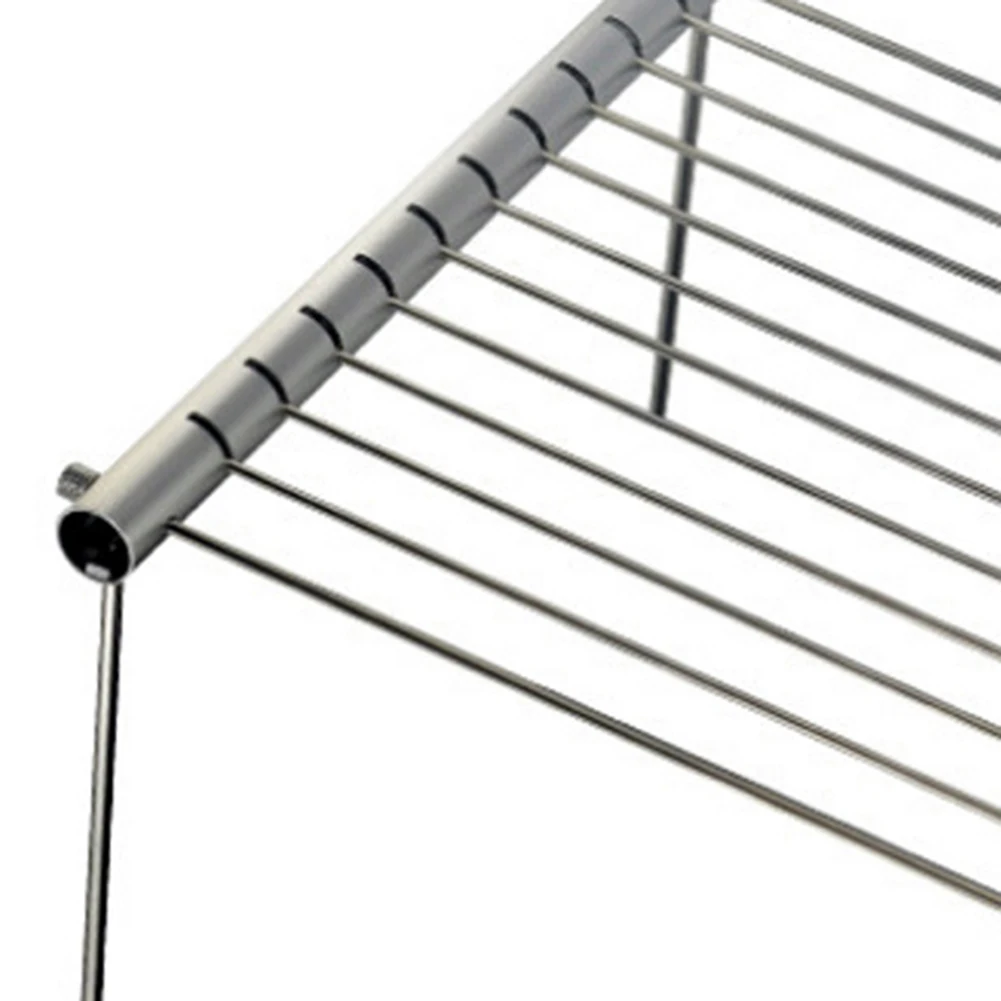 Portable Folding Mini BBQ Grill Stainless Steel Grills Holder Outdoor Charcoal Grills Camping Garden Barbecue Kitchen Tools