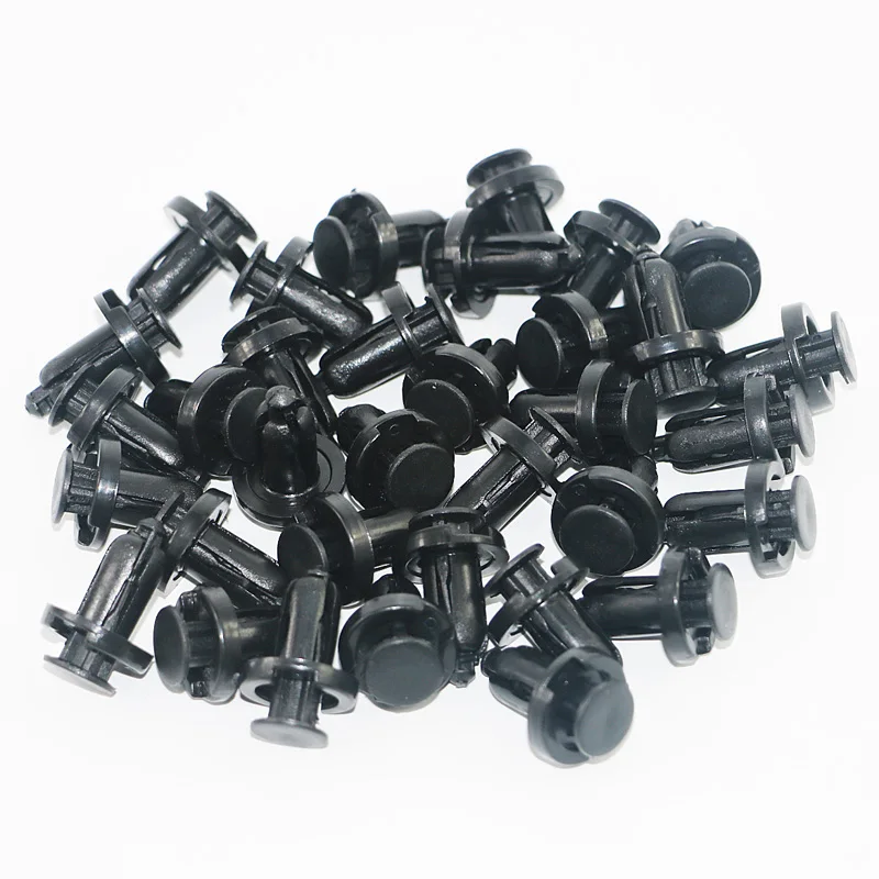 Заклепки черные пластиковые диаметр 10 мм 100 шт.|fender liner|car bumper clipsfastener rivet |