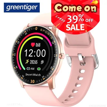 

Greentiger S15 smart watch Full Touch IP67 waterproof Heart Rate Monitor Blood Pressure Multi-sport Smart Watch VS F10 W34 F8
