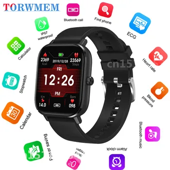 

Smart Watch DT35 ECG PPG HRV Bluetooth Call Smartwatch Men Women Waterproof IP67 Blood Pressure Oxygen for ios Android VS P8