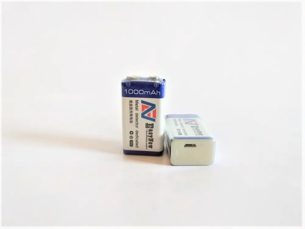 6 шт./лот 9 в 1000 мАч перезаряжаемая литиевая батарея USB литий-полимерный инструмент перезаряжаемая батарея