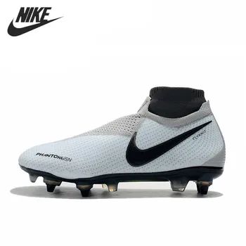 

Nike Phantom VSN Elite DF SG-Pro Anti Clog 39-45 High Ankle Soccer Shoes Football Boots Cleats Men Soccer Boots Football Shoes