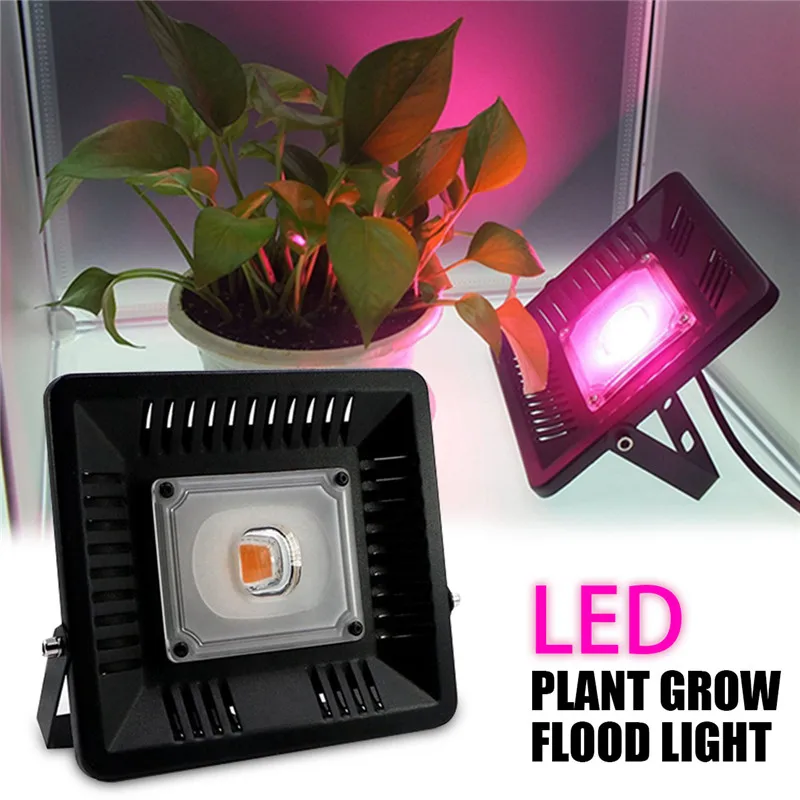 

AC170-300V 50W Full Spectrum LED Plant Grow Flood Light Waterproof Thin for Indoor Ourdoor Plant Led Growth Lamp Lighting