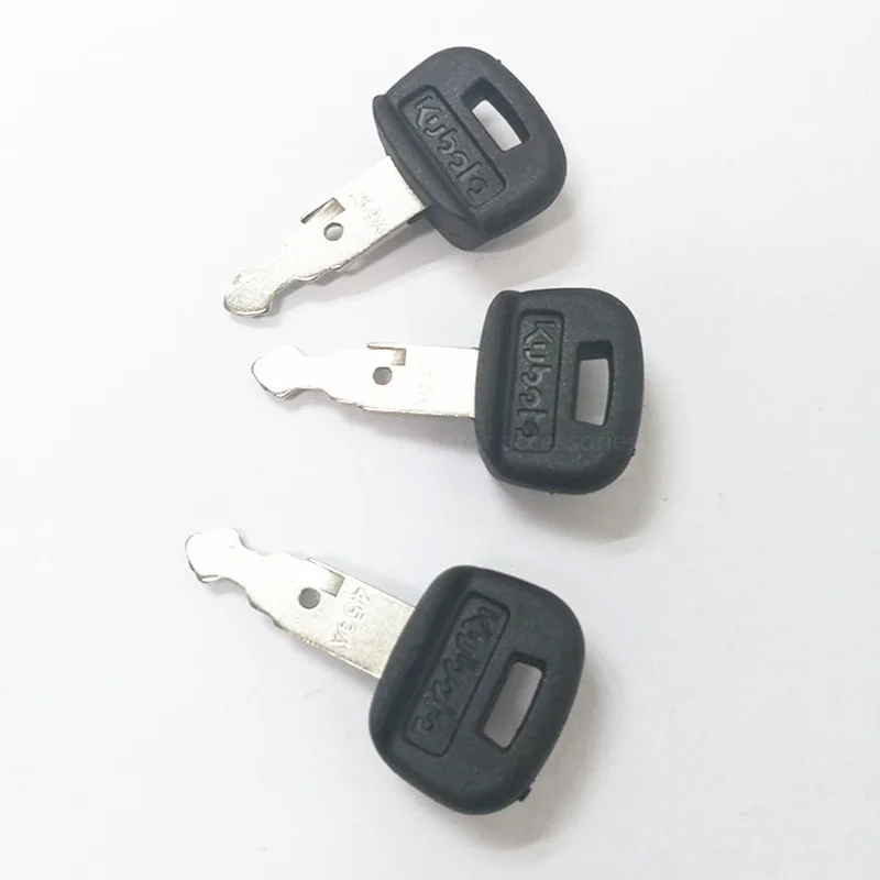 Heavy Equipment Key 459A For Kubota U15/30/135/155/161/163 Excavator Digger ELI80-0101 RC411-53933 RC461-53930 1 Pcs