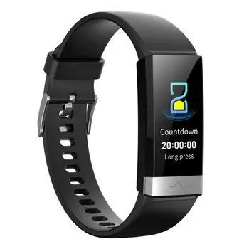 

ALLOYSEED V19 Smart Bracelet ECG+PPG+HRV Heart Rate Blood Pressure Monitor Smartband Fitness Tracker Sport Wristband For Phones