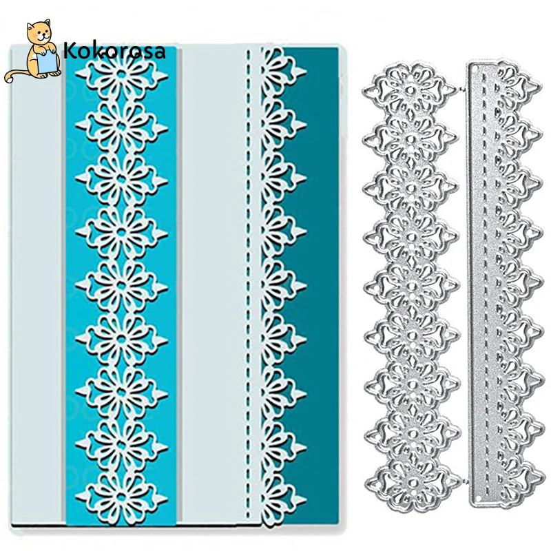 Kokorosa Cutting Dies Metal Dies Layer Lace Edge Die Scrapbooking Album