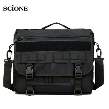 

Molle Military Laptop Bag Tactical Messenger Bags Computer Backpack Fanny Belt Shouder Camping Outdoor Sports Army Bag XA156A