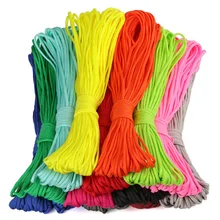 12 Colors Paracord 5mm 31/100m 7 Stand Cores Paracord Rope For Outdoor rope lifeline camping tent braided rope bracelet rope