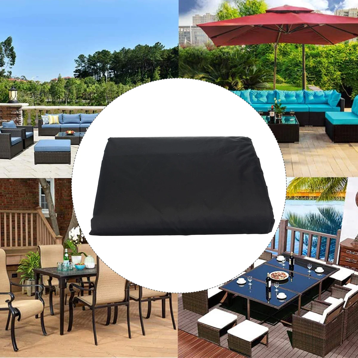 Outdoor Furniture Cover L Shaped Sectional Sofa Cover Waterproof Dust Proof Patio Furniture Sectional Couch Covers Dropshipping Sofa Cover Aliexpress