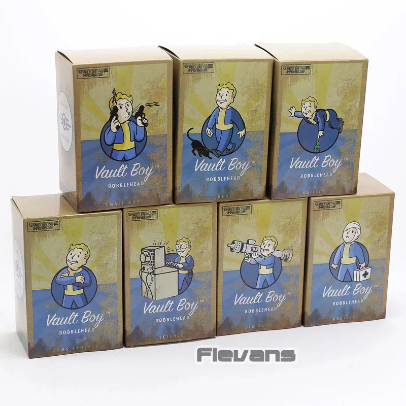 Fallout 4 волт-бой версии Q ПВХ фигурка Bobble Head Dlls Коллекционная модель игрушки