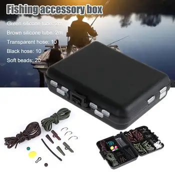 

Fishing Accessories Set Durable Practical ABS Black Angler Bait Fish Line Fisheries Portable Carp Fishing Tackle