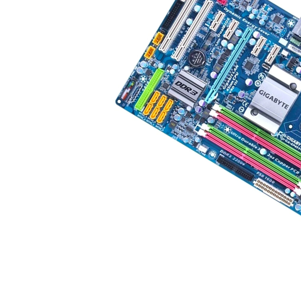 Gigabyte GA-EP45-DS3L рабочего Материнская плата EP45-DS3L P45 LGA 775 Core 2 DDR2 8 Гб SATA2 USB2.0 блок питания ATX