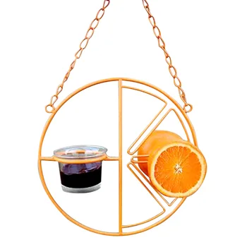 

Easy Clean Grape Jelly Hanging Outdoor Garden Oriole Bird Feeder Home Orange Fruit Automatic Matal Portable Hummingbird Drinking