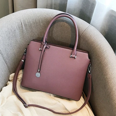 Purple Бизнес женский портфель кожаная сумка для ноутбука Офисная Женская сумка через плечо женская сумка для компьютера 13 дюймов - Цвет: Purple