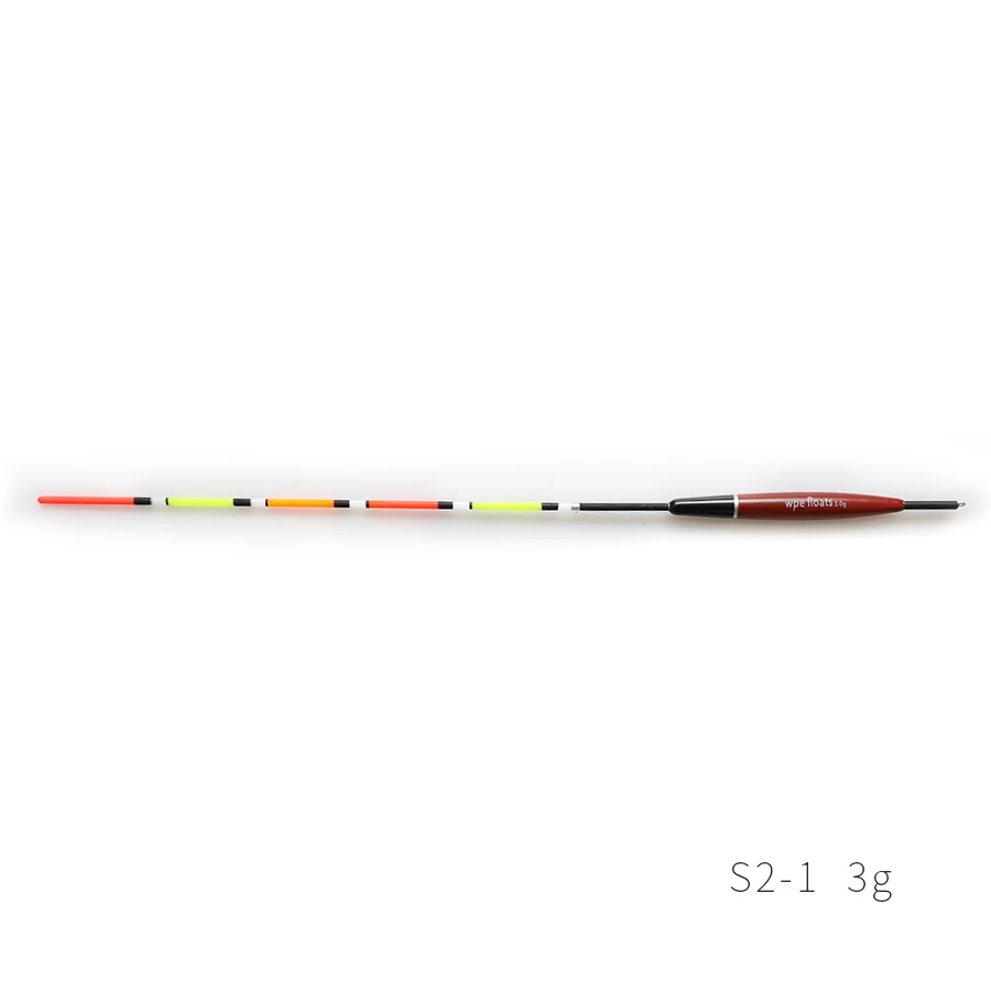 S2-1-3g Бренд w. P. E, 3 шт./лот, поплавок для ловли карпа, размер 2-6 г, для ловли карпа, буй, поплавок, световые поплавки, разноцветные - Цвет: S2-1-3g