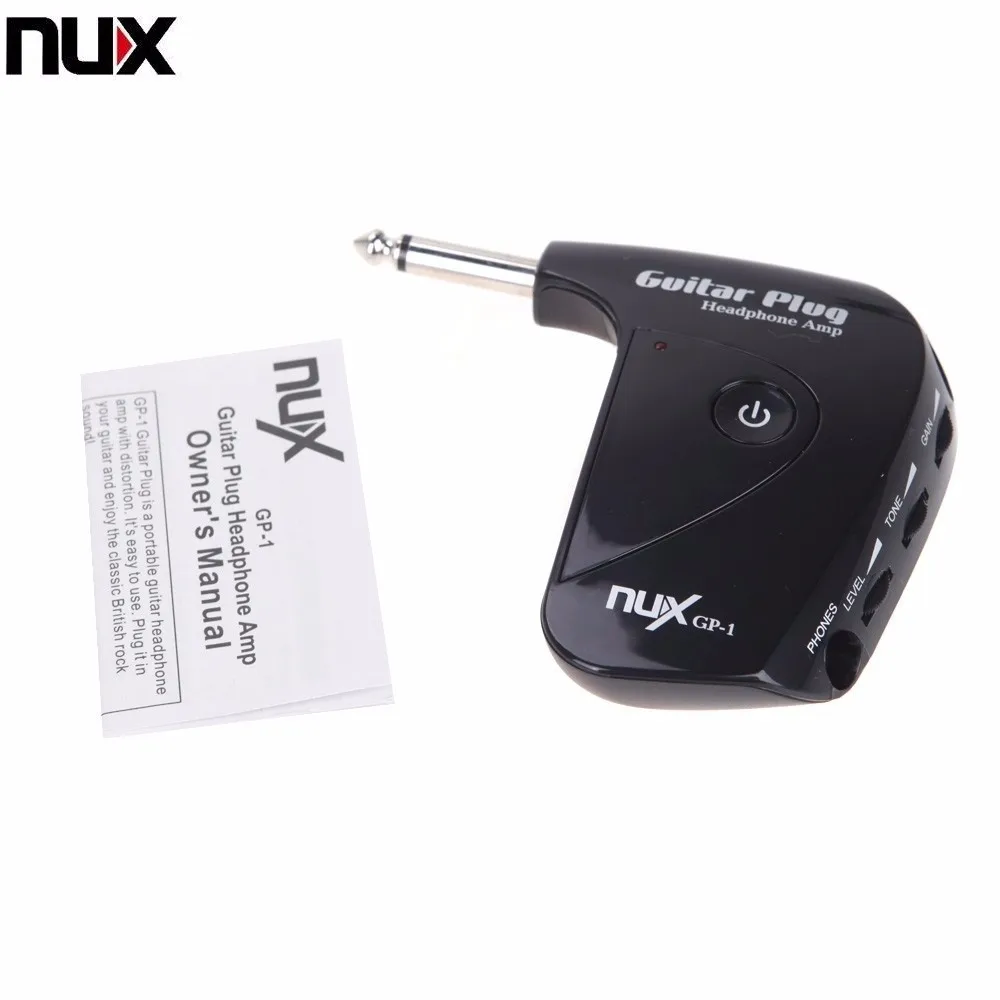 NUX GP-1 портативный усилитель для электрогитары Amp мини-усилитель наушников со
