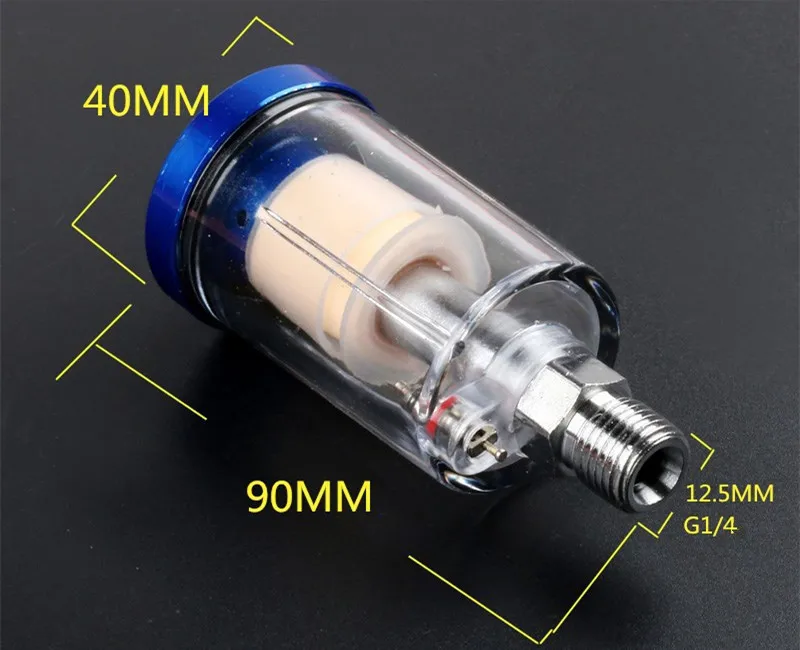 1PC 1/4'' Oil Water Separator Inline Air Hose Filter Moisture Trap For Compressor Spray Paint Gun Pneumatic Parts high pressure 1PC 1/4'' Oil Water Separator Inline Air Hose Filter Moisture Trap For Compressor Spray Paint Gun Pneumatic Parts high pressure