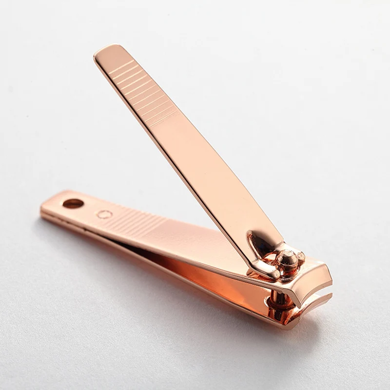 1PC Professional Nail Clippers Carbon Steel Nail Cutter Rose Gold Repair Finger Toe Tools Finger Toe Scissors nail scissors set nail clipper set manicure nail clipper set nail clippers kit nail clipper nail clippers toe nail clipper