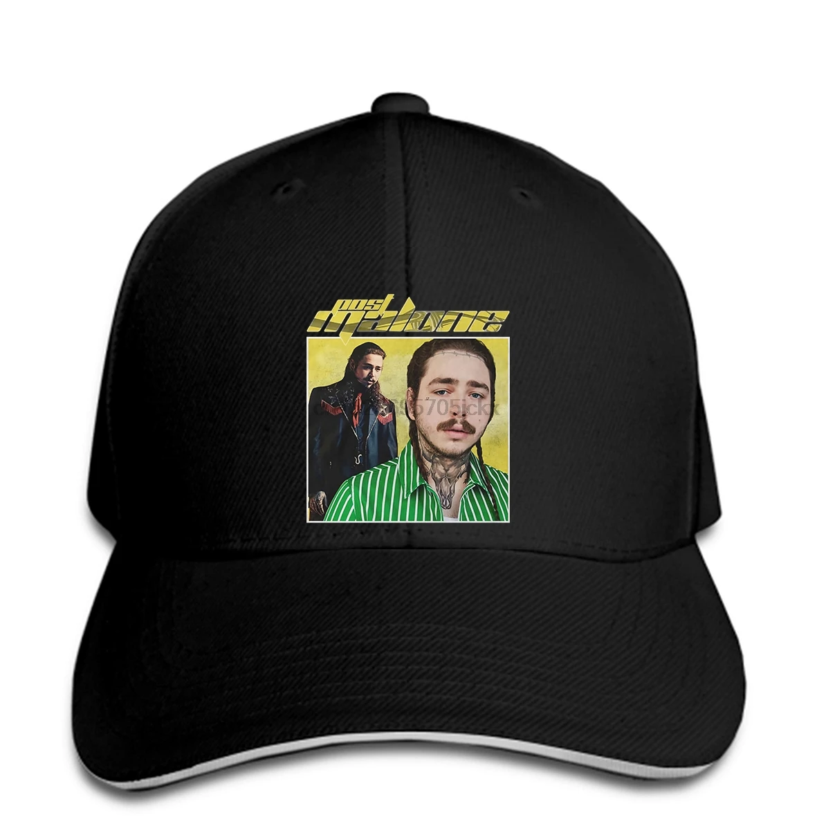 Post Malone 90s Винтаж унисекс черная бейсболка Мужская бейсболка snapback Кепка