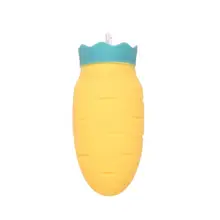 Бутылка для инъекций воды, силиконовая Наполняющая грелка для рук, дизайн в форме моркови, зимняя грелка для рук, сумка