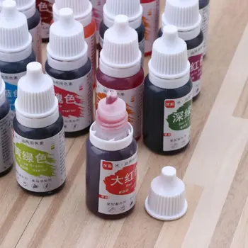

24 Colors 10ml Natural Ink Food Coloring Cake Pastries Cookies DIY Pigment Kit N58F