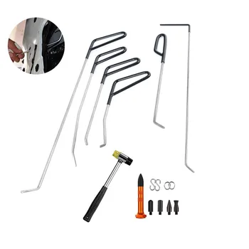 

Tools New Quality Hooks Rods Paintless Dent Removal Car Repair Kit Auto Tools Door Dent Ding Hail Removal s Hooks and Chain