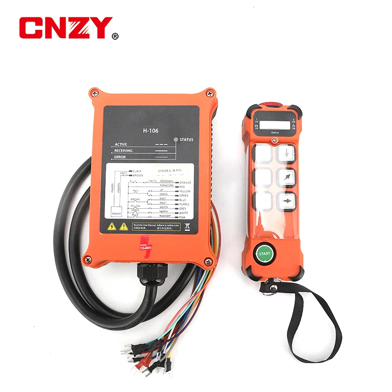 Driving remote control H106 industrial wireless remote control CD single speed hoist 6 button remote control universal
