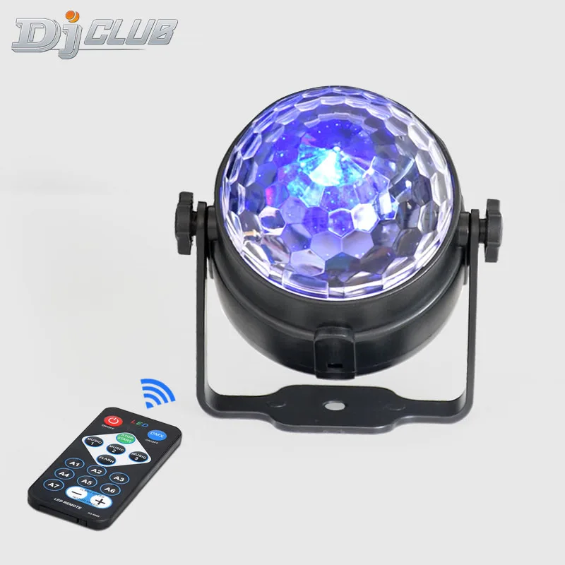 

Led Mini Voice Activated Crystal Magic Ball Led Stage Disco Ball Projector Party Lights Flash Dj Lights For Home Ktv Bar Car