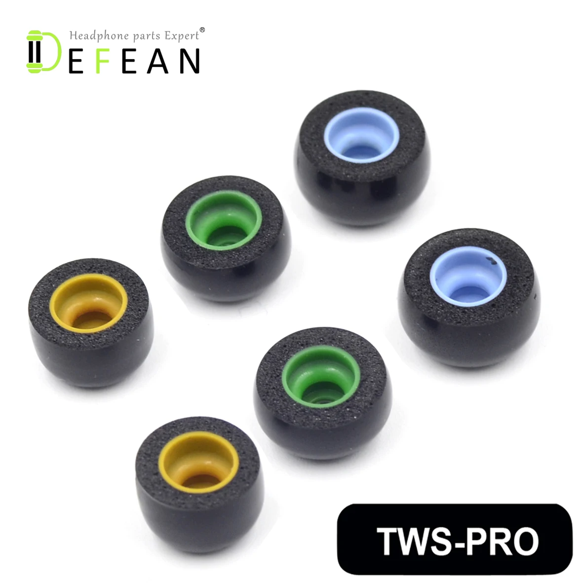 Defean TWS Pro Memory Foam Ear Buds 