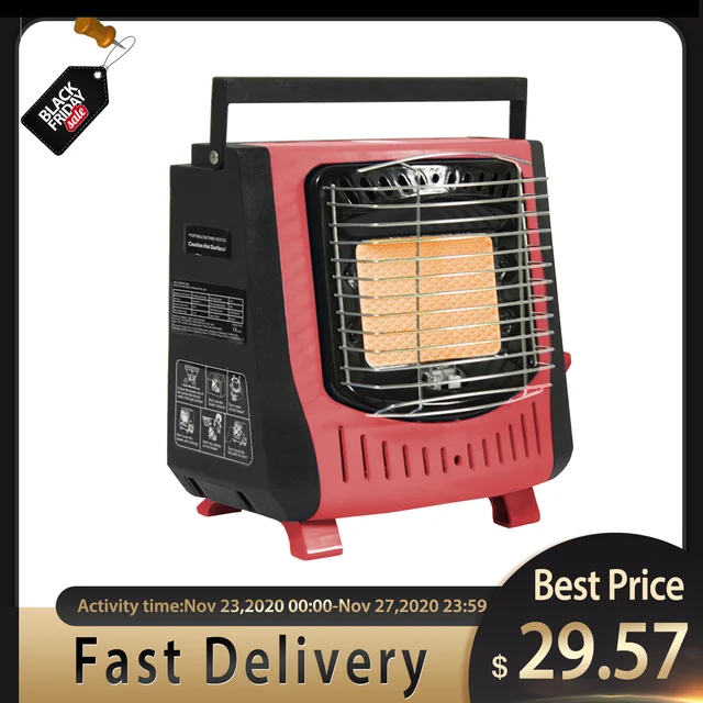 Portable Outdoor Heating Stove Gas Heater Camping Fishing Tent Car Heating  Stove