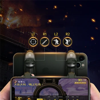 

Mini Game Controller Bluetooth Smart Touch Controller for iOS Android Mobile Phone PUGB Game External Device