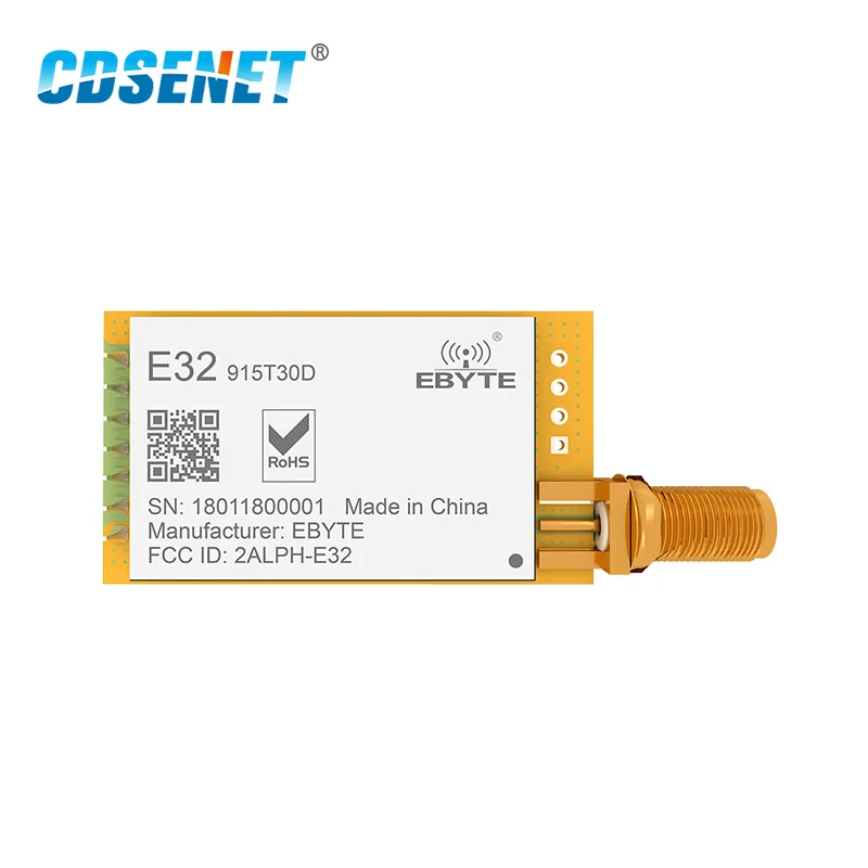 LoRa SX1278 SX1276 915 MHz Módulo de radiofrecuencia E32-915T30D 1W 915 MHz transmisor receptor inalámbrico iot