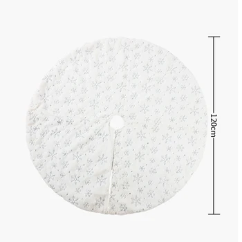 

1x Christmas Tree Skirt Apron Stands Base Cover Floor Mat Xmas Decoration Home