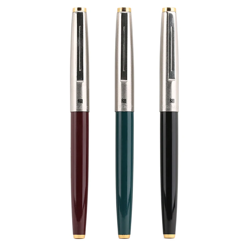 

Hero 329 fountain pen 0.38mm extremely thin old-fashioned squeeze ink absorption accounting extra-fine fountain pen