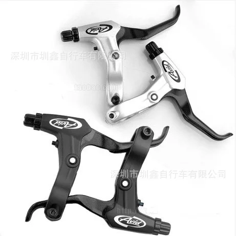 

Taiwan Avid FR5 Brake Handle Mountain Bike Brake Handle/Bicycle Brake Lever Black And White with Pattern Silver