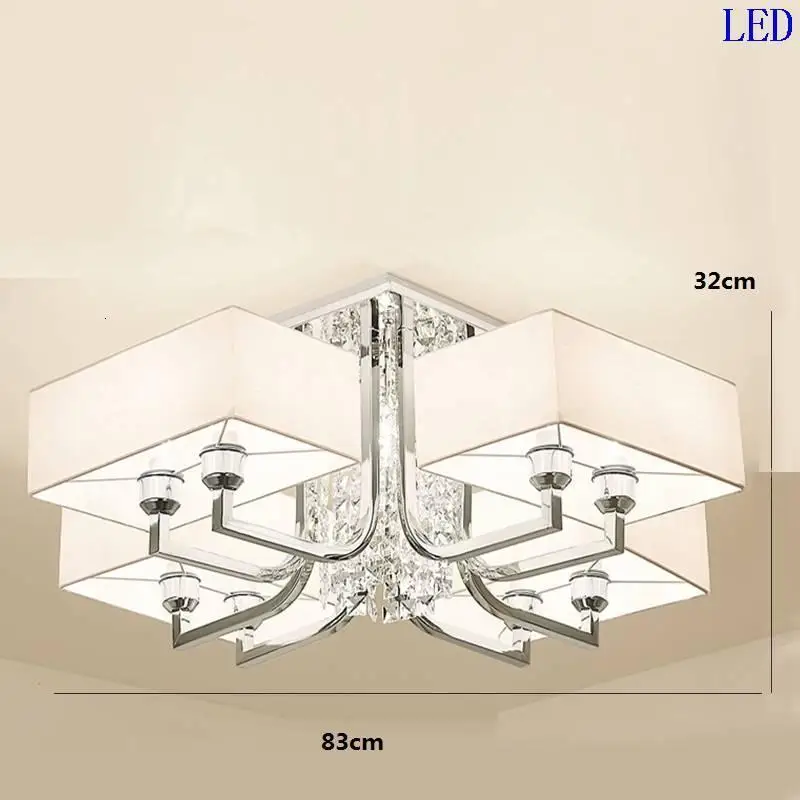 Плафон де Colgante Moderna Lampen современная лампа для гостиной кристалл Lampara Techo Plafonnier Plafondlamp потолочный светильник