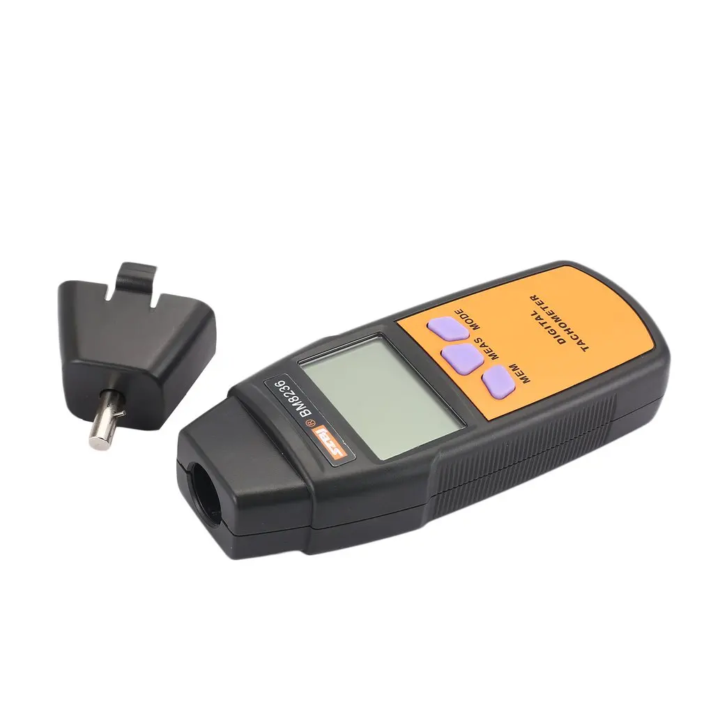 SZBJ BM8236 ЖК-цифровой лазерный тахометр Бесконтактный RPM Tach тестер ...