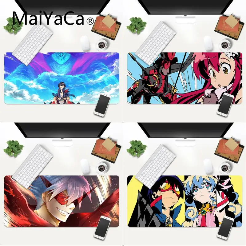 

MaiYaCa gurren lagann Comfort Mouse Mat Gaming Mousepad Gaming Mouse Pad Large Deak Mat 700x300mm for overwatch/cs go