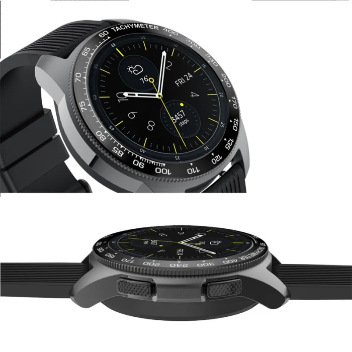 Ободок кольцо клеющаяся крышка против царапин Металл для samsung Galaxy Watch 42 мм LHB99