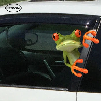 

HotMeiNi 3D Frogs Funny Car Stickers Car-Styling Vinyl Decal Sticker Truck Window Graphics Sticke High Temperature & Waterproof