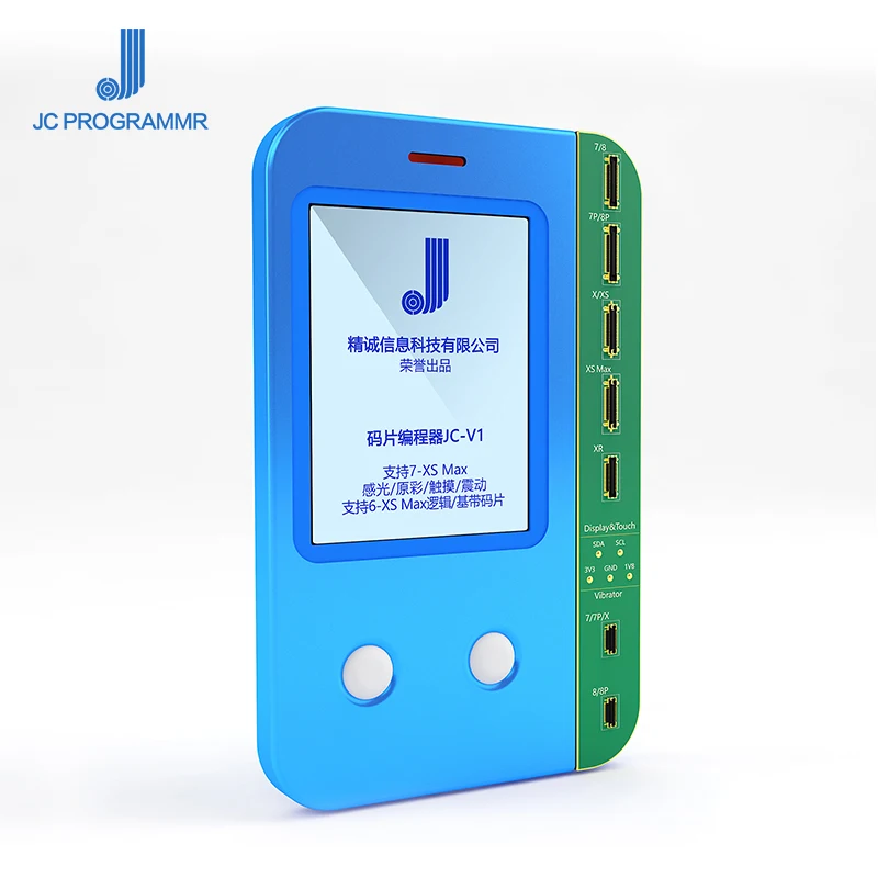 JC V1 EEPROM программист для iPhone 7 7P 8P X XR XS MAX Фоточувствительный/ цвет/сенсорный вибратор ремонт логическая плата чтение