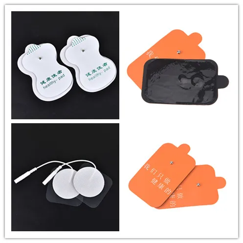 10PCS Electrode Pads Digital For Tens Acupuncture Digital Therapy Machine Massager Pad Relaxation Body Massage 3 Styles